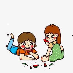 吃瓜少女小孩头像,揭秘吃瓜少女小孩的童年故事